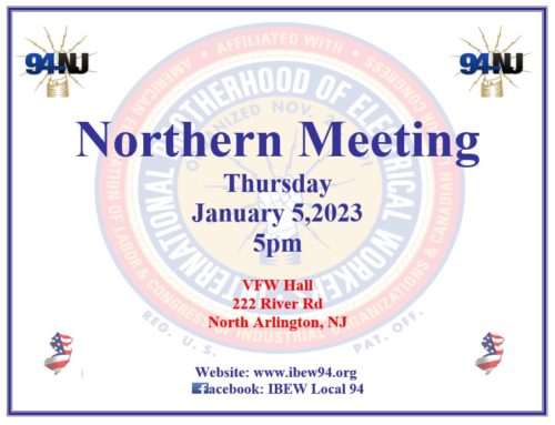 Northern Meeting January 5th